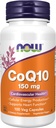 NOW Supplements, CoQ10 150 mg, Pharmaceutical Grade, All-Trans Form produced by Fermentation, 100 Veg Capsules