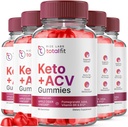 rize labs Total Fit Keto and ACV Gummies, Supplement to Lose Belly Fat for Advanced Weight Loss, Maximum Strength Formula - Pack of 5(300 Gummies)