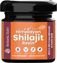Pure Himalayan Shilajit Resin for Mænd & Kvinder, 85 + Trace Minerals, 75% + Fulvic Acid for Energy Boost & Immunsupport, Himalayan Resin Ayurveda Produkt - 1.06 oz