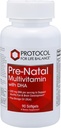 Protokol Pre- Natal Multivitamin med DHA - 250 mg DHA - til Graviditet & Amning Support * - med DHA, Calcium, kobber, B12 & C-vitamin - Halal & Dairy Free - 90 Softgels