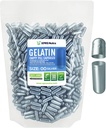 XPRS Nutra Size 00 Empty Capsules - 1000 Count Empty Gelatin Capsules - Pill DIY Capsule Filling - Fillable Pills Gel Caps for DIY Supplements (Silver)