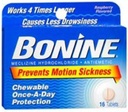 Bonine Adult Motion Tabs Størrelse 16ct Bonine Adult Motion Tabs 16ct