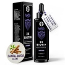 Biotin Koncentration Beard Thickener & Softtener - 2oz med Castor Oil, Rosemary Oil, og Vitaminer - Sandalwood Duft til mænd