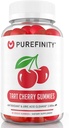 PUREFINITY Tart Cherry Gummies - Urisyre Flush til fælles Relief & Inddrivelse, Rå Juice ekstrakt Antioxidant - Non- GMO, Gluten Free, Vegan, 60 Greve