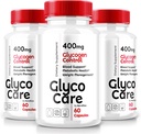 (3 Pack) Glyco Care Kapsler, Glyco Care Advanced Blood Support, Glyco Care Health Support Pills, Maksimal styrke Formel for total Wellness, Alle naturlige GlycoCare anmeldelser (180 Kapsler)