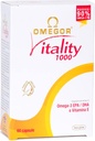 OMEGOR Omega 3 Fish Oil Supplement IFOS Certified Vitality 1000 med 800mg EPA og DHA per kapsel - Ingen Fishy Aftersmage, Non- GMO (60 Softgels)