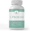 Pure Original Ingredienser L- Proline, (100 kapsler) Altid Pure, Ingen tilsætningsstoffer eller Fillers, Lab Verified