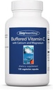 Allergi Research Group Buffered C Vitamin - Buffered C 100 mg per servering, Ascorbic Acid pulver kapsler med Calcium Magnesium Complex, Immunforsvar - 120 kapsler