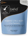 Bend Beauty Marine Collagen + Co- Factory Measures 124; Unflavored Collagen Powder Measures 124; Hydrolyzed Collagen Supplement Measures 124; Fish Collagen Peptider + Silicon + C-vitamin Measures 124; Understøtter sund hud, hår og negle