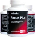 Focus Plus Cognitive Performance Enhancer 124; med N- Acetyl L- Tyrosine, DMAE Bitartrate, GABA, Glutaminsyre Budd124; Øger fokus, forbedrer hukommelse, understøtter Brain Health