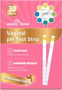 Easy@Home Vaginal pH Test -30 Strips | BV Test Kit at Home for Women | Yeast Infection Test + pH Balance for Women