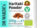 DR WAKDE 's Organic Haritaki Powder (Hirda Mead124; Terminalia Chebula) - 100g (3,5oz) Mead124; Pure, Raw & Tørred Powder Mead124; Ayurvedic Herb Mead124; Vegan Mead124; Nothing Added, Nothing Removed Mead124; Samme dag Dispatch