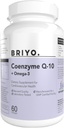 CenzymeQ10 + Omega 3- 150 mg Omega 3 + 100 mg Omega 3 med Lycopen og Selenium til hjertesundhed, Cellular Energy, Antioxidant Support