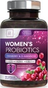 Probiotics for Women Digestive Health Support - 60 Billion CFU Women's Probiotic, 16 Strains, for pH Balance, Vaginal Support with Cranberry for Gut Health, Urinary & Immune Support - 120 Capsules