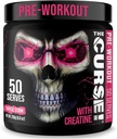 JNX SPORTS The Curse! Pre Workout Powder for Men & Women, Caffeine, Beta-Alanine, Creatine, L-Citrulline, 50 Servings, Tropical Storm Flavor – Boost Energy, Strength & Focus