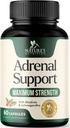 Adrenal Support Kosttilskud Cortex Complex, Bedste Energisupplement, Understøtter Cortisol Sundhed & Energiniveauer, Daglig Ashwagandha for kvinder & mænd, Understøtter Adrenal Træthed & Immunsystemet, 60 Kapsler