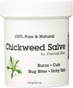 Chickweed Salve 4OZ * 100% Pure * Alle naturlige økologiske ingen tilsætningsstoffer * Lindrende Anti Itch Cream * Giver lindring fra tør hud