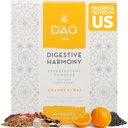 D 'AO Labs fordøjelsesHarmoni - Økologiske fordøjelsesenzymer - Traditionelle kinesiske urter & Chai Powder - Orange- Chai Flavor - Preserve Harmony Decction (Bao Han Wan) - 15 Individuelle Serveringer