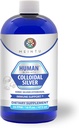 Human™ by MEINTU Ultra-Pure Colloidal Silver for Natural Immune Support* - 16oz - Economy Refill Size Premium Ionic Silver Hydrosol Supplement, Safe for Adults, Children, and Pets