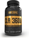 5% Nutrition Core CLA Supplement for vægttab, Metabolisme Support & Muscle Preservation Note 124; 3,600 mg konjugeret linolsyre fra 4,500 mg saflor olie (30 Servere / 90 Softgel)