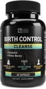 Vela Birth Control Cleanse Supplement | with Inositol, Vitex Berry, Vitamin B, and Zinc | Healthy Fertility & Hormone Balance Support | 60 Capsules | 3rd Party Tested, Non-GMO