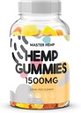 Økologisk Hamp Gummies Natural Pure Hamp Oil Extract - L- Theanine Sea Moss Vitamin B2 Brains Extra Strength High Potency ed Spiselige Vegansk Naturs Leaf Made i USA