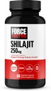 Force Factor Shilajit Supplement, Shilajit for Men and Women to Support Energy and Brain Health, Shilajit Pure Natural, Premium Quality, Vegan, Non-GMO, 60 Capsules