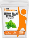 BulkSupplements.com Lemon Balm Extract Powder - Melissa Officinalis, Lemon Balm Powder - Vegan & Gluten Free, 1g per Serving, 1kg (2.2 lbs) (Pack of 1)