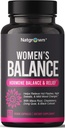Natgrown Hormone Balance for Women PMS & Menopause Supplement for Fertility Hormonal & Menstrual Support, Helps Relief Hot Flashes - Maca Root, Vitex, Dong Quai & Black Cohosh Complex -Vegan Capsules
