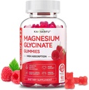Best Magnesium Glycinate Gummies-300mg，Glycinate Magnesium Supplement for Women，High Absorption Magnesium Vitamins Gummy (60) Vegan Cont,Flexibility &Joint Health Supplement