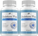 Quietum Plus Brain supplement kapsler - All- Natural Maximum Strength Formel for forbedrede hukommelse og fokus piller, QuietumPlus support og anmeldelser (2 Pack - 120 kapsler)