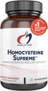 Design for Health Homocysteine Supreme - Metyleret B-vitaminer med Riboflavin, B6, B12, Folate, L- Serine & TMG for Brain Support & Heart Health - Metyleret Multivitamin (60 kapsler)