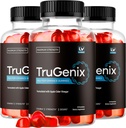 (3 Pack) TruGenix Gummies, TruGenix Gummies for Mænd, Official TruGenix Gummies Advanced Formel, TruGenix ACV Gummies, TruGenix Support Gummies, Premium Formel, 180 Gummies for 3 Måneder
