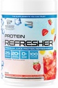 Tro Kosttilskud Protein Genopfrisker (25 Servere) - Revolutionær Juice- Type Whey Protein Powder for Fitness, Bodybuilding, Gym, eller for større Protein Indtag (25 Scoops, Strawberry Lemonade)