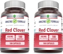 Amazing Formulas Red Clover Supplement: 124; 430 Mg Per Serving