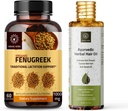 Combo Pack fenugreek kapsler og urteolie