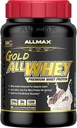ALLMAX Nutrition Gold ALLWHEY, Cookies & Cream - 2 LB - 24 gram protein pr. Scoop - Gluten Free, Lavcarb & Lavsukker - ca. 30 Servere