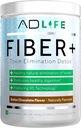 Projekt AD Fiber + Fiber Supplement - Understøtter Gut sundhed og fordøjelsesmæssig regelmæssighed, Fiber er fantastisk til vægttab, Detox, Vegan Friendly - Fiber Powder, 16.4 Oz (chokolade)