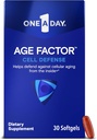 One A Day Age Factor Cell Defense- Cell Health Supplement til støtte sund aldring Rejse, Cell Health Support til voksne, med Olive Polyphenoler, Resveratrol, vitamin B3 (Niacinamid), 30 Softgels