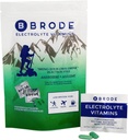Brode Electrolyte Vitamin - Transportable Zero- Sugar Electrolyte Tablets - Ingen Gross Flavor - for Sport, Natliv, Jetlag, 5 Essential Electrolytes + 9 Vitamin