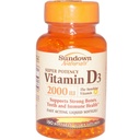 Sundown, Vitamin D-2000 Iu Softgels, 150 ct