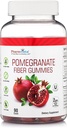 Pomegranat Fiber Gummies for voksne & Børn 100mg - Gluten Free Vegansk Pomegranat supplement Rich in Dietary Fiber Chewables Gummies- 90 Greve