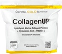 California Gold Nutrition CollagenUP ®, Hydrolyzed Marine Collagen Peptider med Hyaluronsyre og C-vitamin, uden smag, 2,2 lb (1 kg)