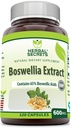 Herbal Secrets Boswellia Serrata Extract (65% Boswellic Acids) 600 mg 120 Capsules Supplement - Non-GMO - Gluten Free