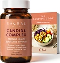 Candida Rengøring for kvinder - Gut & Feminin Balance med Oregano Oil, Captain, Probiotika, Reishi, Aloe & Black Walnut - Kan hjælpe med at understøtte fordøjelseskomfort, Clarity, Clear Skin & Vaginal pH