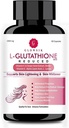 Astha L- Glutathion til hud med C-vitamin og Grape Seed, 1000 mg - 60 kapsler af GlowSIK