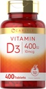 Carlyle Vitamin D3 400iu (10mcg)