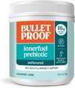 Bulletproof Unflavored Innerfuel Prebiotic Fiber Powder, 13.4 Ounces, Supplement for Gut Health, fordøjelsessygdomme og immunforsvar, Plant Sourced Prebiotics, 0g Sugar, Packaging May Vary