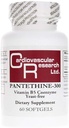 Kardiovaskulær forskning Pantethine- 300 Vitamin B5, hvid, 60 Greve