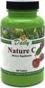 Daglig fremstilling Natur C (C-vitamin fra Acerola Cherry) 100 tabletter pr. flaske